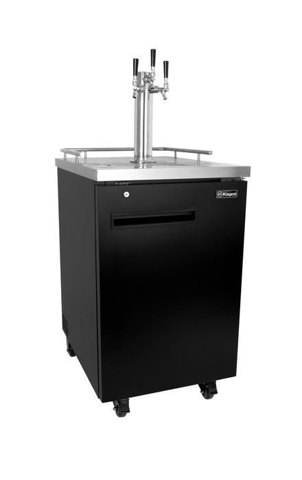 Kegco Portable Beer Dispenser Commercial Kegerator with Air-Cooled Draft Tower