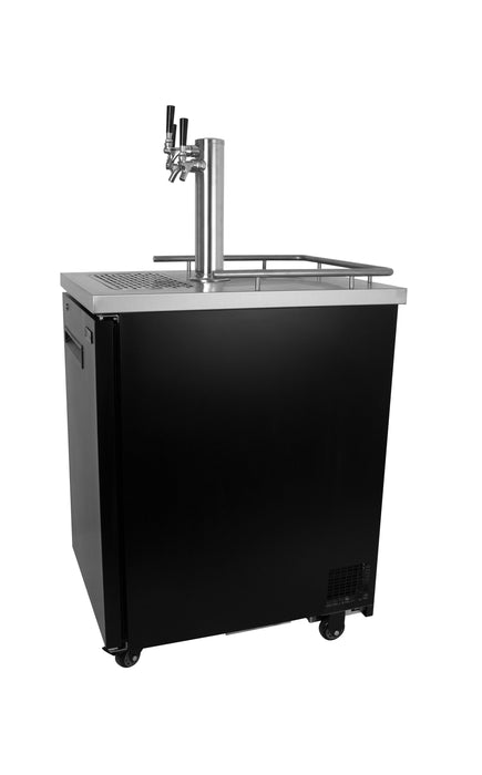 Kegco Portable Beer Dispenser Commercial Kegerator with Air-Cooled Draft Tower