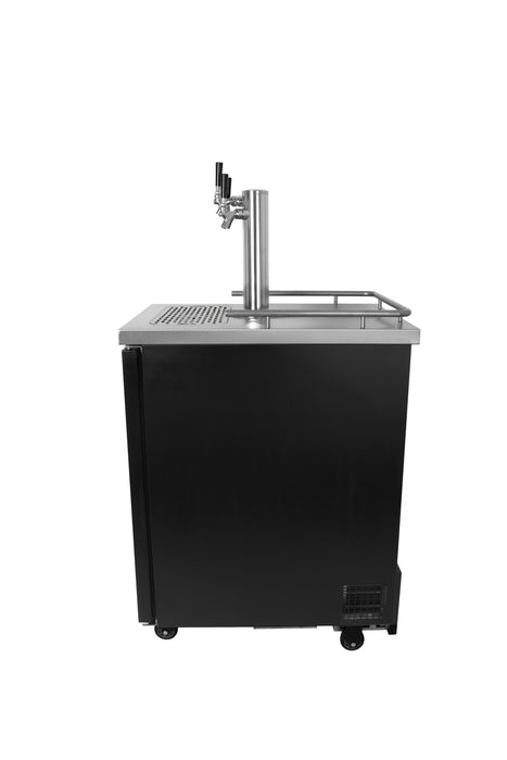 Kegco Portable Beer Dispenser Commercial Kegerator with Air-Cooled Draft Tower