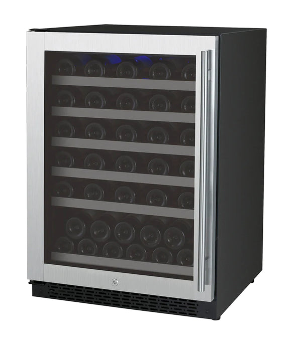 Allavino 24" Wide FlexCount II Tru-Vino 56 Bottle Single Zone Wine Refrigerator