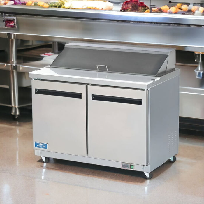 Arctic Air AST48R | 48" Wide 2 Door Sandwich Prep Table