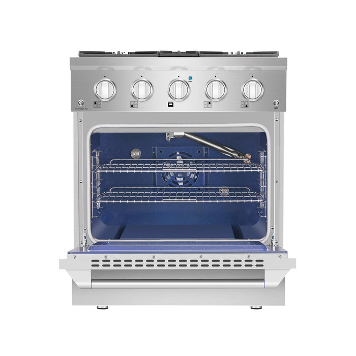 Empava 30 in. Pro-Style Slide-In Single Oven Gas Range 30GR07