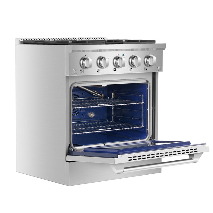 Empava 30 in. Pro-Style Slide-In Single Oven Gas Range 30GR07