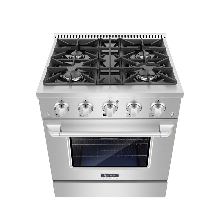 Empava 30 in. Pro-Style Slide-In Single Oven Gas Range 30GR07