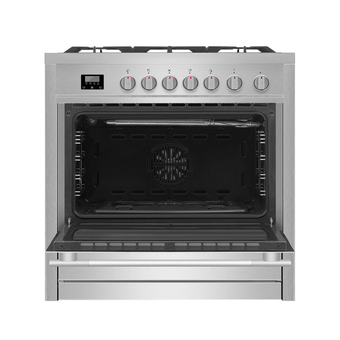 Empava 36 Inch Freestanding Range Gas Cooktop And Oven  36GR01