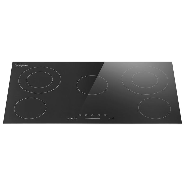 Empava 36 Inch Black Electric Radiant Cooktop 36REC14