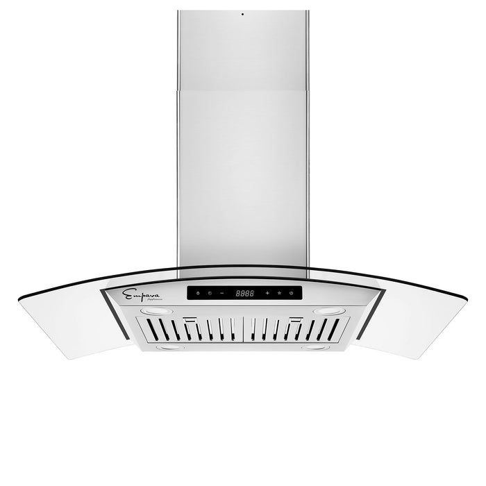 Empava 36 in. Kitchen 400 CFM Island Wall Mount Ducted Range Hood 36RH09