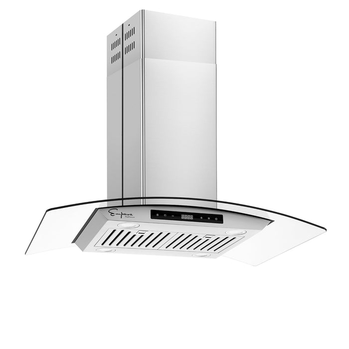 Empava 36 in. Kitchen 400 CFM Island Wall Mount Ducted Range Hood 36RH09