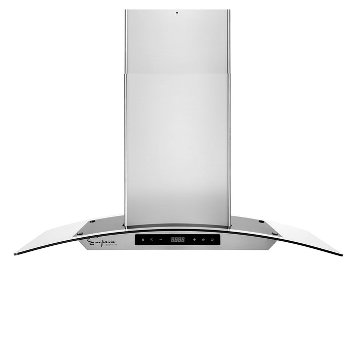 Empava 36 in. Kitchen 400 CFM Island Wall Mount Ducted Range Hood 36RH09