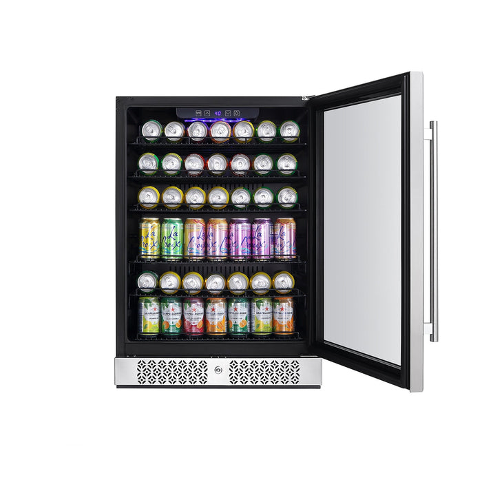 Empava 24 Inch Freestanding & Built-in Beverage Fridge BR02S