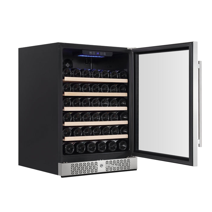 Empava 24 Inch Wine Cooler Wine Fridge 52 Bottles WC03S