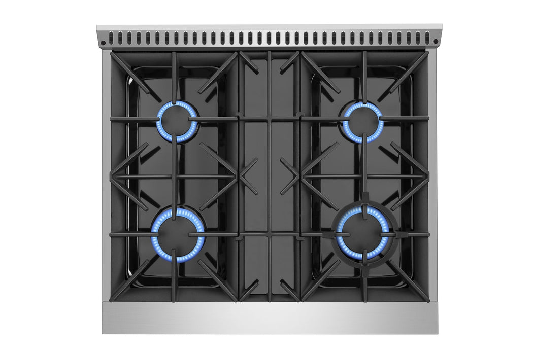 Empava 30 in. Pro-Style Slide-In Single Oven Gas Range 30GR07