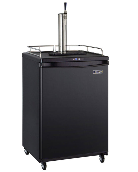 Kegco 24" Single Tap Black Cabinet Digital Guinness Kegerator