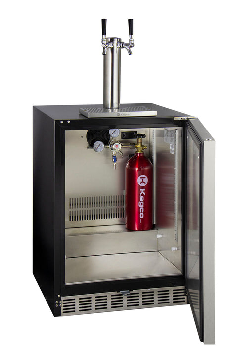 Kegco 24" Built-In ADA Kegerator With Premium Dispense Components