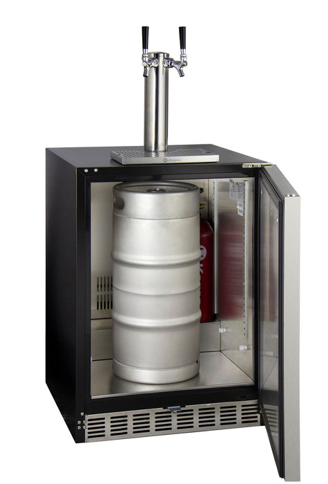 Kegco 24" Built-In ADA Kegerator With Premium Dispense Components