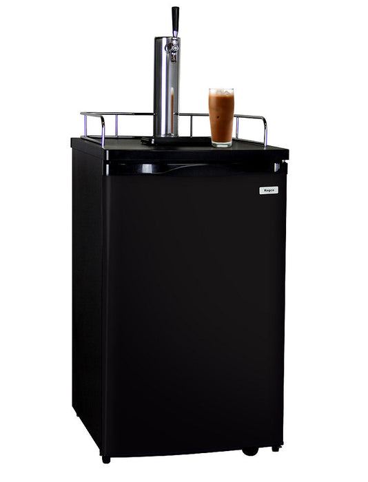 Kegco 20" Cold Brew Coffee Single Tap Kegerator with Nitrogen Tank