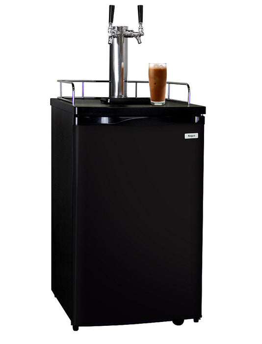 Kegco 20" Dual Tap Cold Brew Coffee Javarator with Dual Faucet