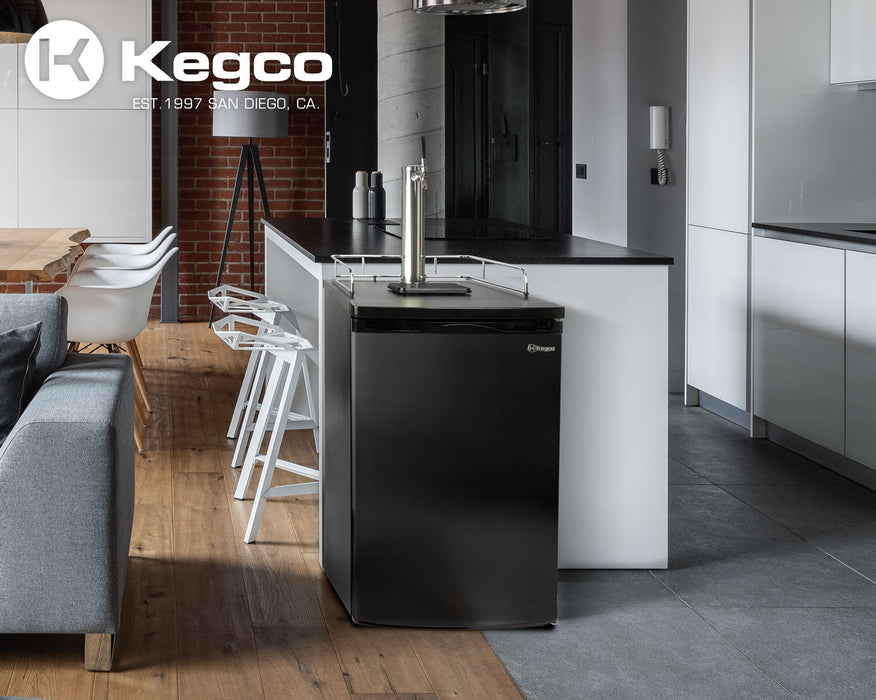 Kegco - 20" Single Tap Black Kegerator