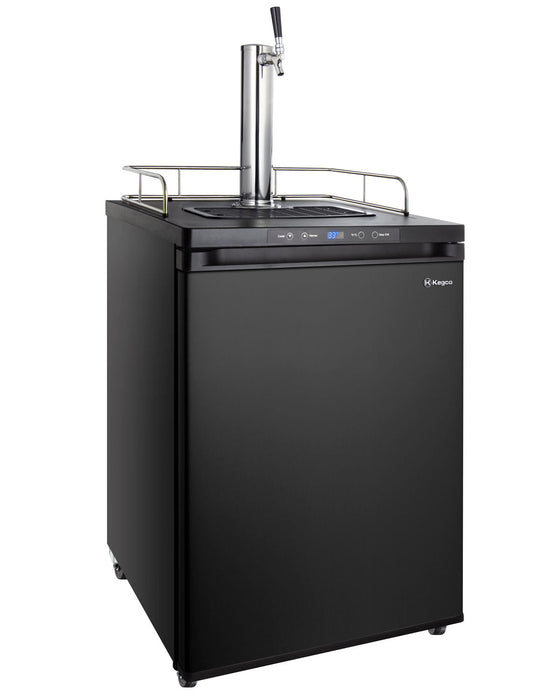 Kegco 24" Digital Full Size Kegerator with D System - Matte Black Finish