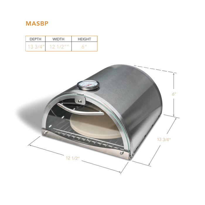 Mont Alpi Universal Side Burner Pizza Oven