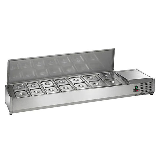 Arctic Air ACP63 | 63" Wide 14 Pan Countertop Refrigerated Prep Table