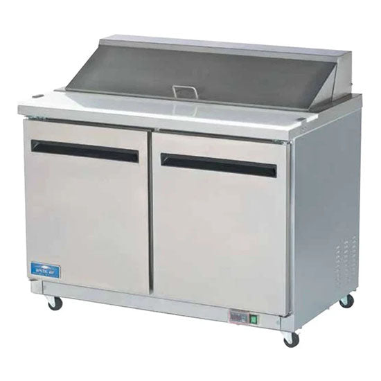 Arctic Air AST48R | 48" Wide 2 Door Sandwich Prep Table