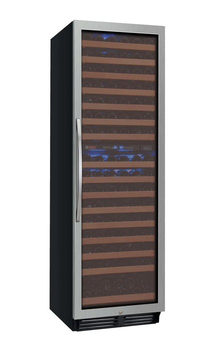 Allavino 24" Wide FlexCount II Tru-Vino Technology 172 Bottle Dual Zone Stainless Steel Wine Refrigerator