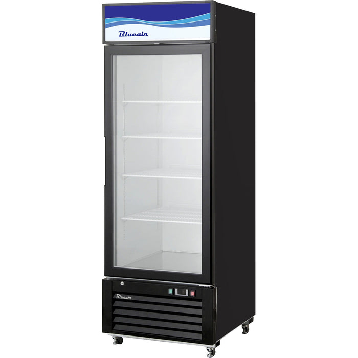 Blue Air BKGF23B-HC | 27" Wide 1 Swing Door Black Merchandiser Freezer