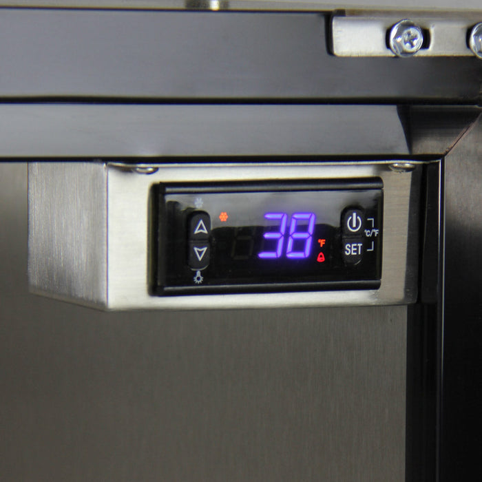 Kegco 24 Triple Tap Built-In Stainless Steel Kegerator With Digital Controls