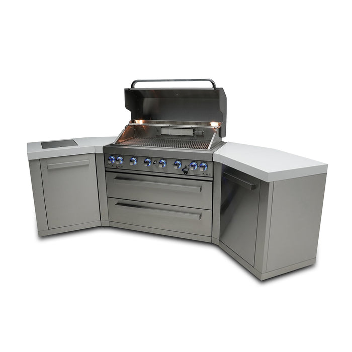 Mont Alpi 805 BBQ Grill Island with 45 Degree Corners - MAi805-45