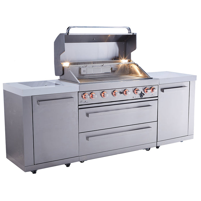 Mont Alpi 805 BBQ Grill Island - MAi805