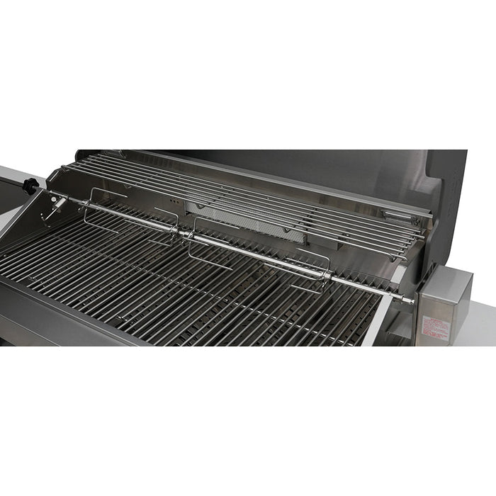 Mont Alpi 400 Deluxe BBQ Grill Island with Fridge Cabinet - MAi400-DFC