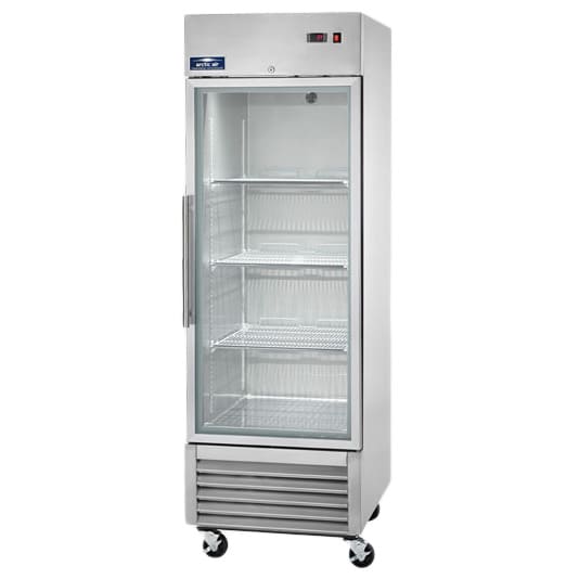 Arctic Air AGR23 | 27" Wide 1 Glass Door Bottom Mount Reach-In Refrigerator