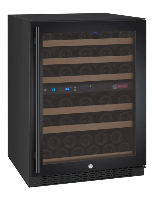 Allavino 24" Wide FlexCount II Tru-Vino 56 Bottle Dual Zone Wine Refrigerator