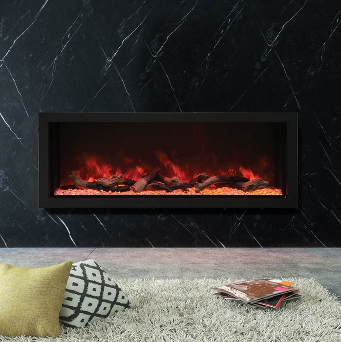 Amantii - Panorama Deep & Xtra Tall Full View Smart Electric Fireplace