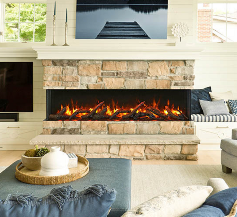 Remii - Bay Slim Built-In Electric Fireplace