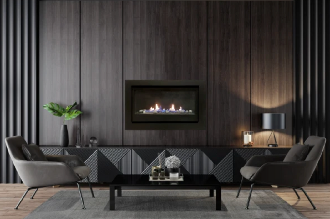 Sierra Flame - Boston-36 Builders Linear Gas Fireplace