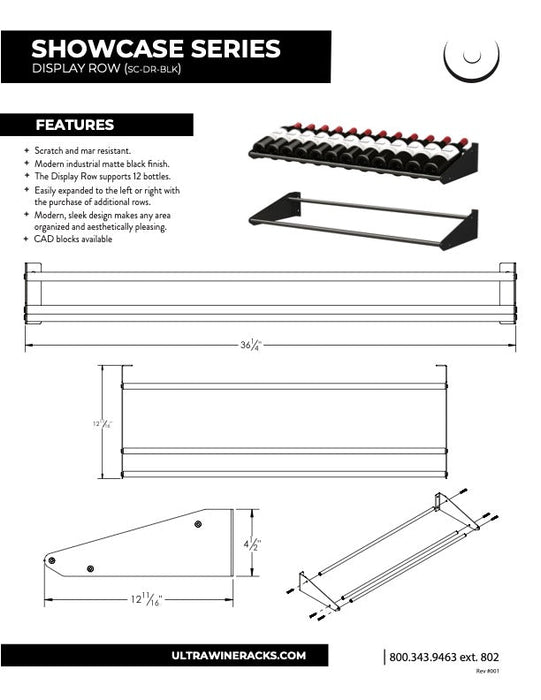 Ultra - Display Row | Black